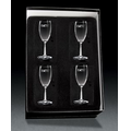 5 3/4 Oz. Flute Glass 4 Piece Set